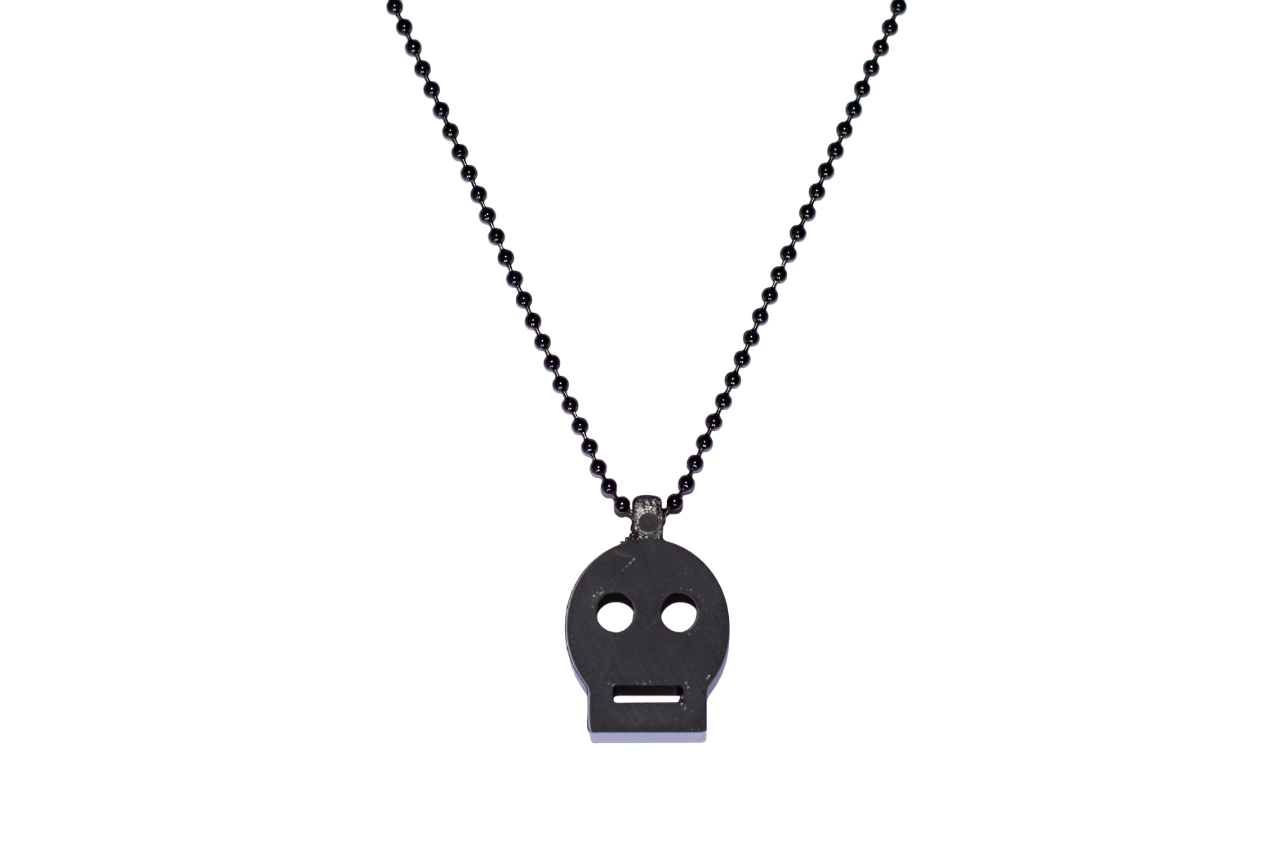 Skull D1 Sr Black pendant